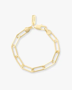 Samantha Chain Link Bracelet - Gold