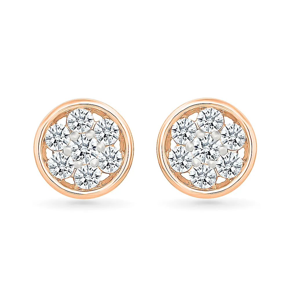 Sana Gold & Diamond Earrings