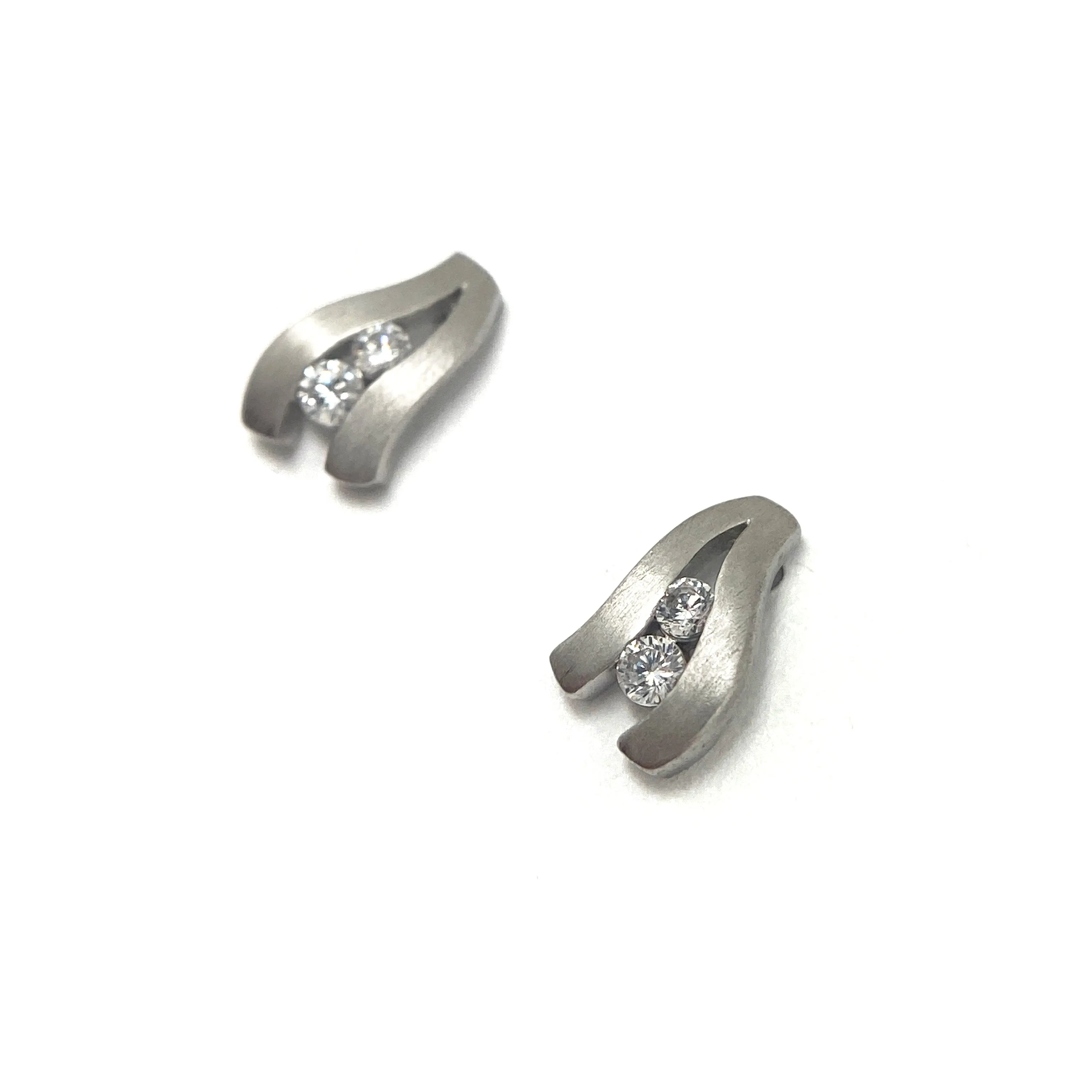 Silver CZ Studs