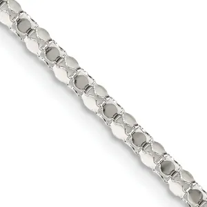 Sterling Silver Polished 2.50-mm Popcorn Chain