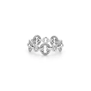 Tuileries Gate Stack Ring - Sterling Silver