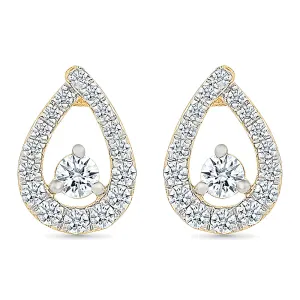 Victoria Gold & Diamond Earrings